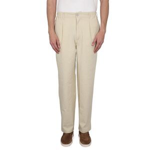 HOWLIN Men's Textured Pleated Trousers Men POWDER Pants